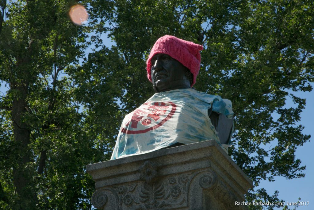 Lincoln Goodale Monument at ComFest 2017 by Rachael Barbash