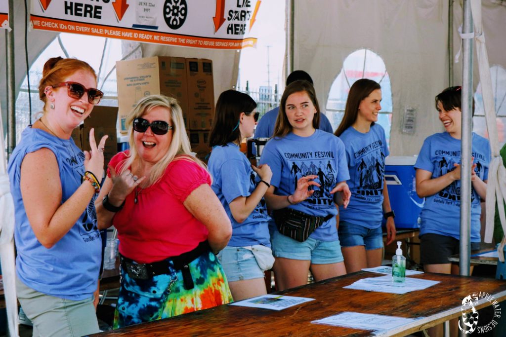 ComFest Libations volunteers from 2018