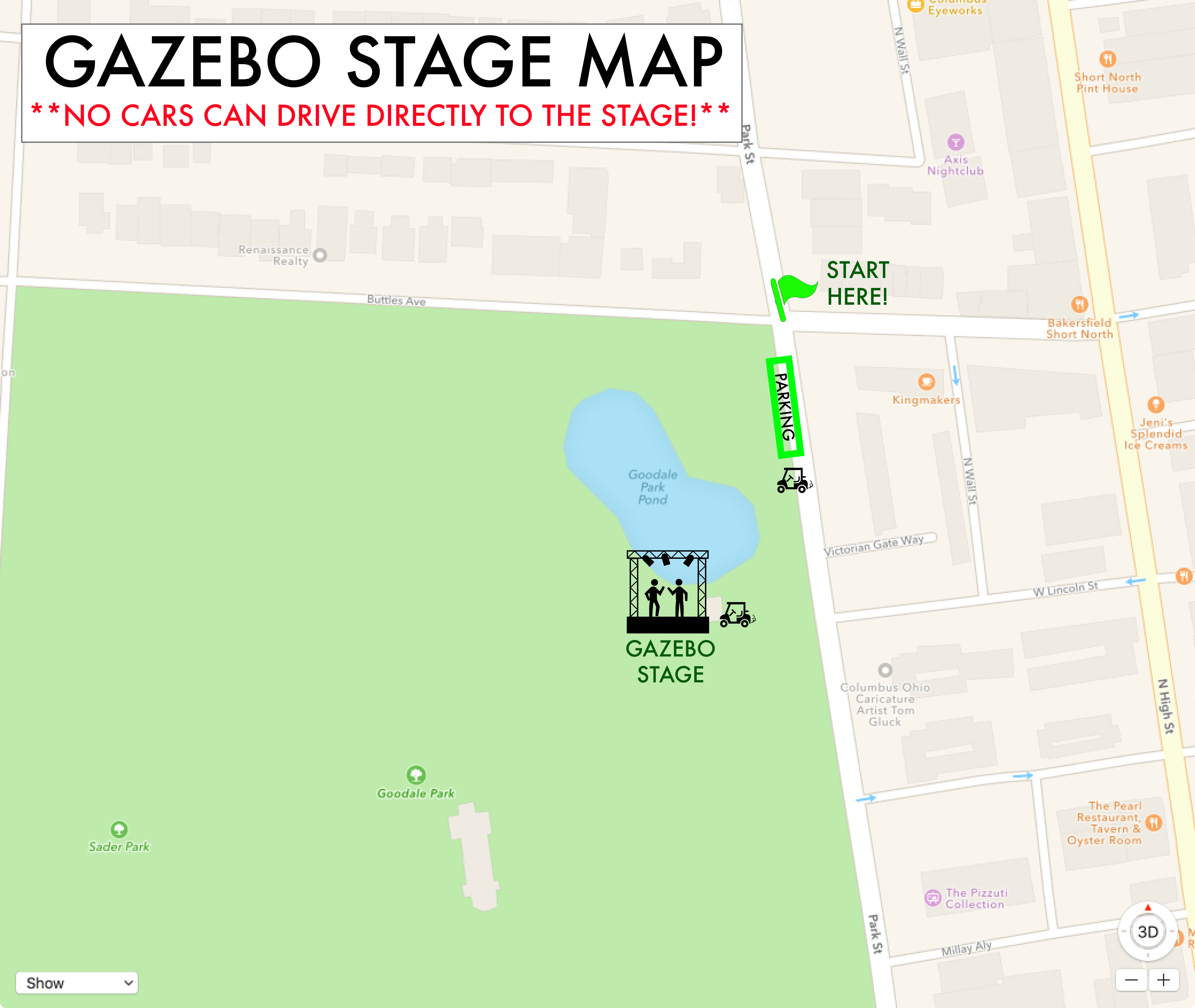 Gazebo Stage Performer Information Community Festival